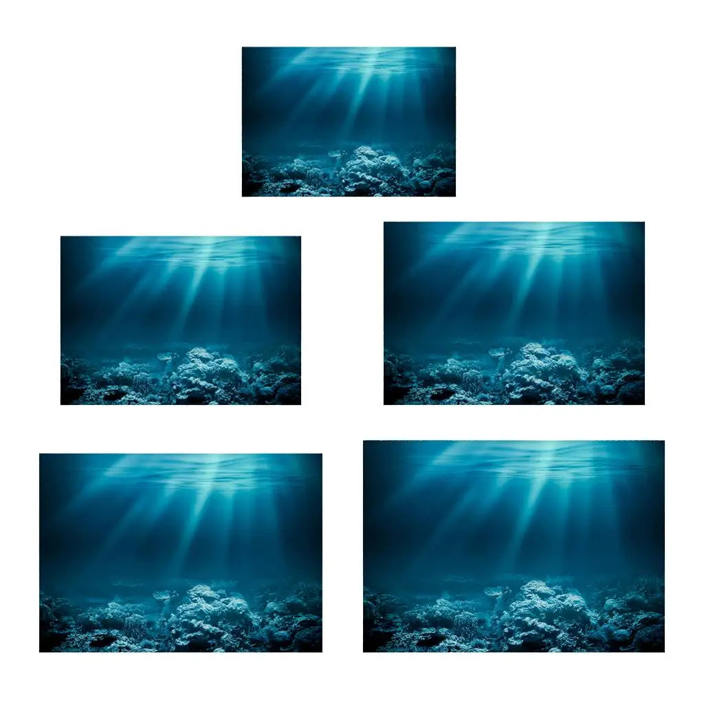 3D Wall Sticker Art Decor Poster Undersea Decorative Aquarium Zpaxo