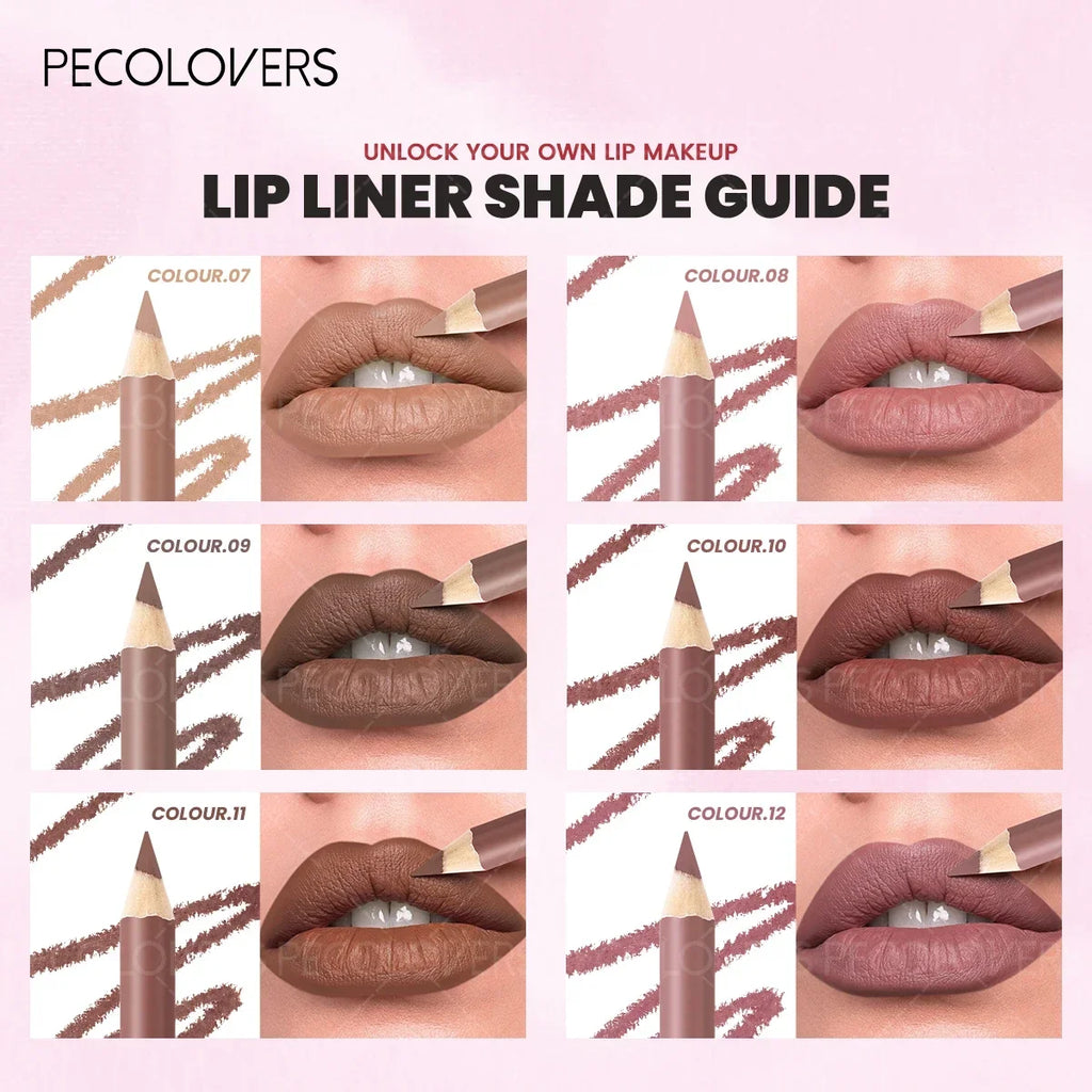 1PC Lip Liner Pencil - Soft Texture, Lasts 24 Hours, Waterproof And Resistant to Smudging, Great Option Gifts for Girls Zpaxo