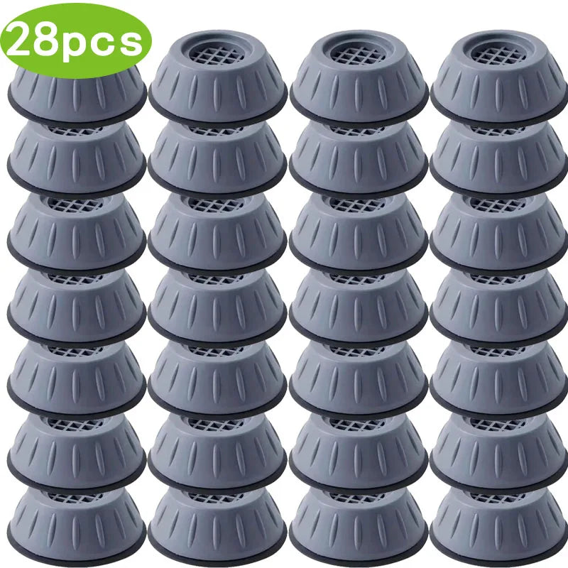 Anti-Vibration Washing Machine Foot Pads | Non-Slip (4–28 Pack)