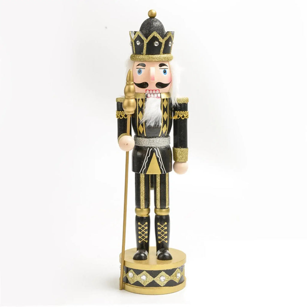 Wood Nutcracker Ornament Soldier Figures Desktop Decor Zpaxo