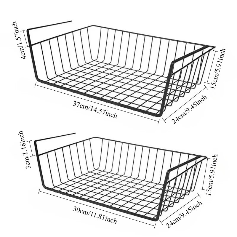 S L Cupboard Under Storage Iron Cabinet Closet Desk Hanging Mesh