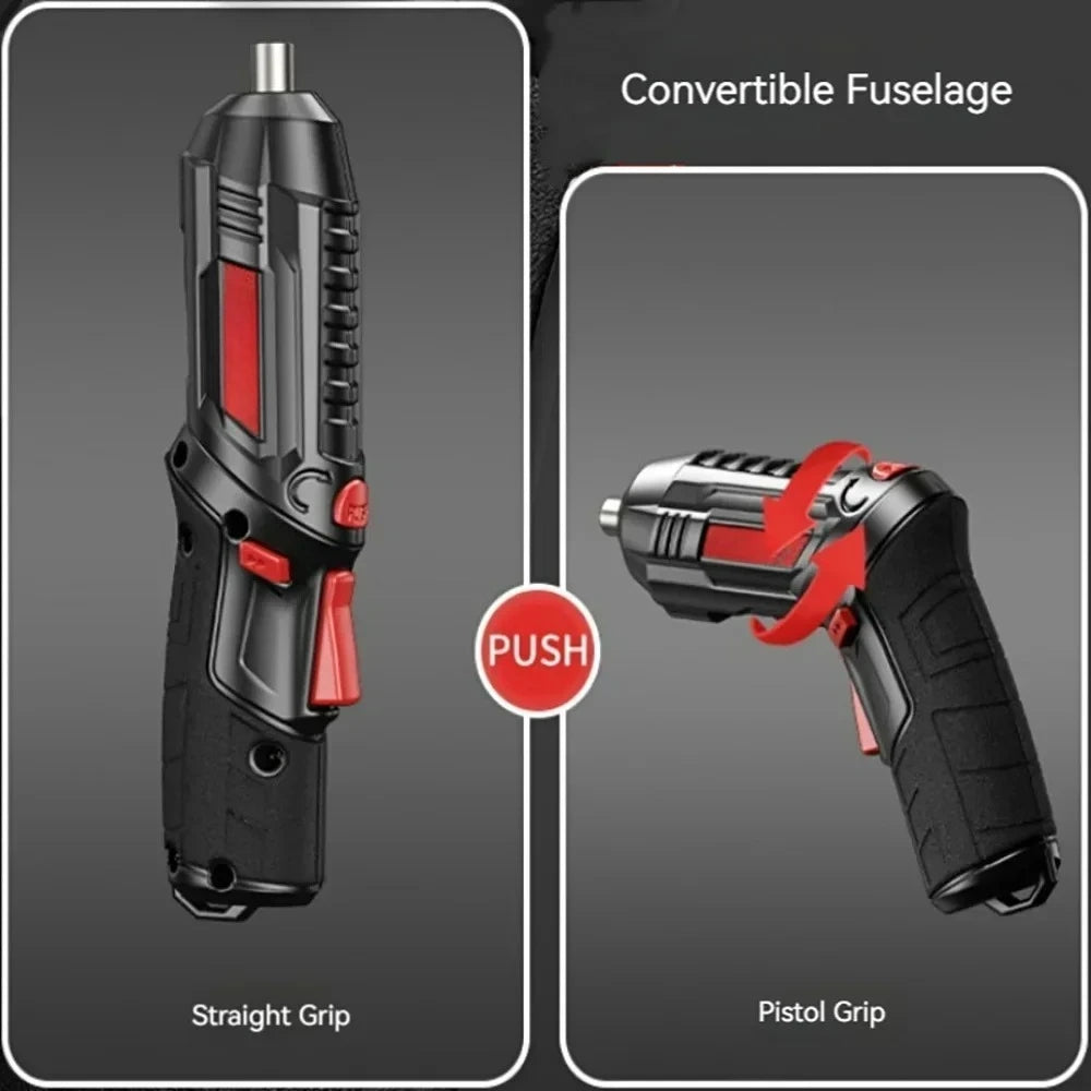 Small And Powerful Battery Screwdriver Rechargeable 4.2V 6Nm 1300mAh 250rpm Screwdrivers Electric Screw Driver Screwdriver Set Zpaxo