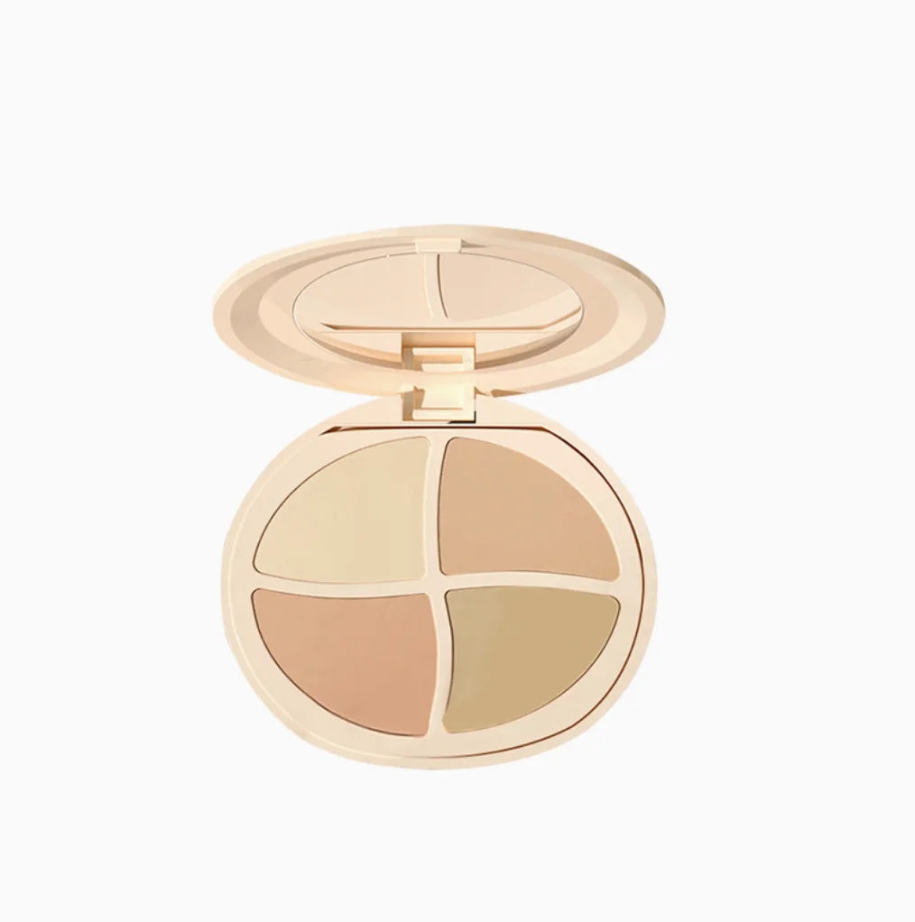 Passional Lover PL Concealer Palette Creamy Velvet Flawless Four-Color Concealer High Coverage Moisturizing Makeup Cosmetics Zpaxo