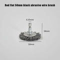 80 120 180 240 Flat Abrasive Wheel Brush Drill Rotary Tool Remove Zpaxo C1