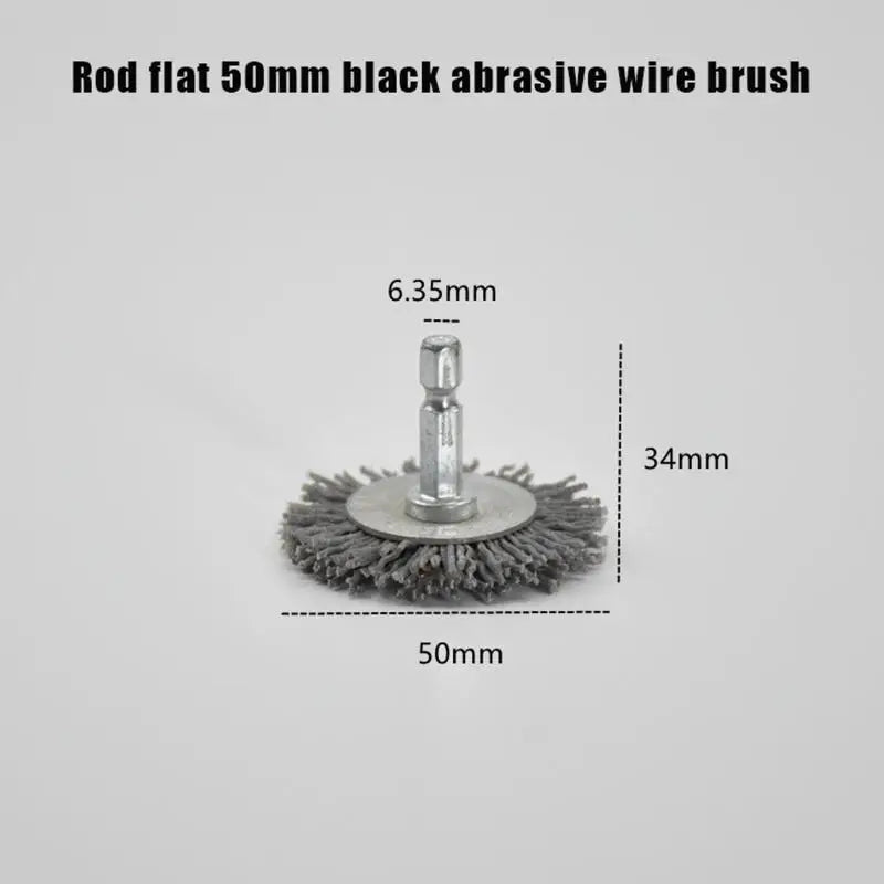 80 120 180 240 Flat Abrasive Wheel Brush Drill Rotary Tool Remove Zpaxo C1