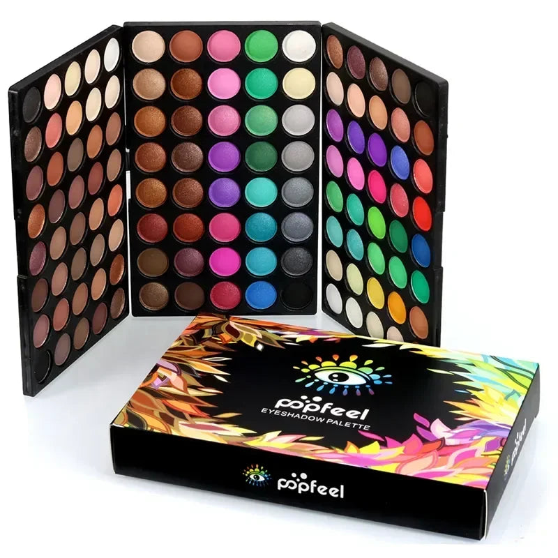 120 Colors Gliltter Eyeshadow Palette Matte Eye Shadow Pallete Zpaxo