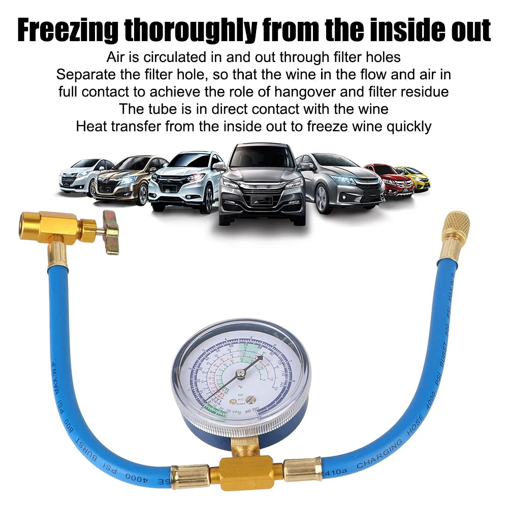 Reparing Tools Refrigerant Recharge Hose R134A Accessories Car Air