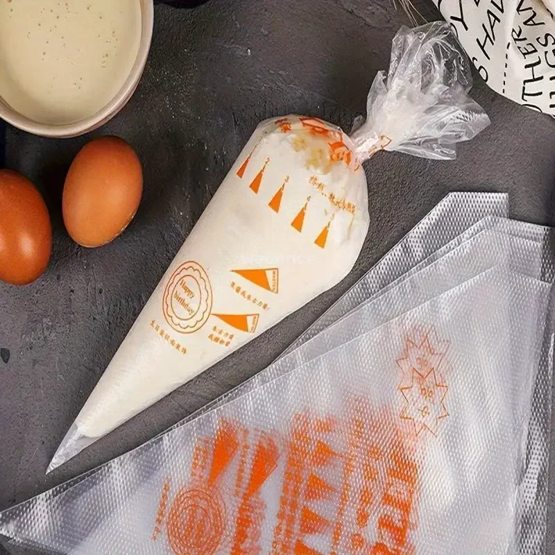 Kitchen Baking Pastry and Pastry Accessories Disposable for Products for Cakes Whipped Cream Piping Bag Baking Supplies Design Zpaxo