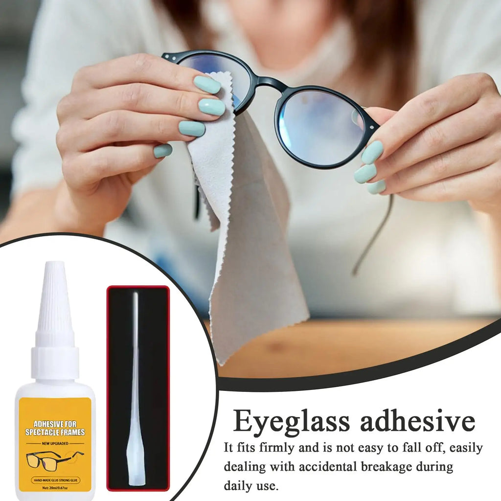 Low-Cost Eyeglass Repair Kit,Eyeglass Frame Adhesive Glue,Lens Fixative,Multipurpose DIY Craft Adhesive - Strong Bond for Pearl Zpaxo
