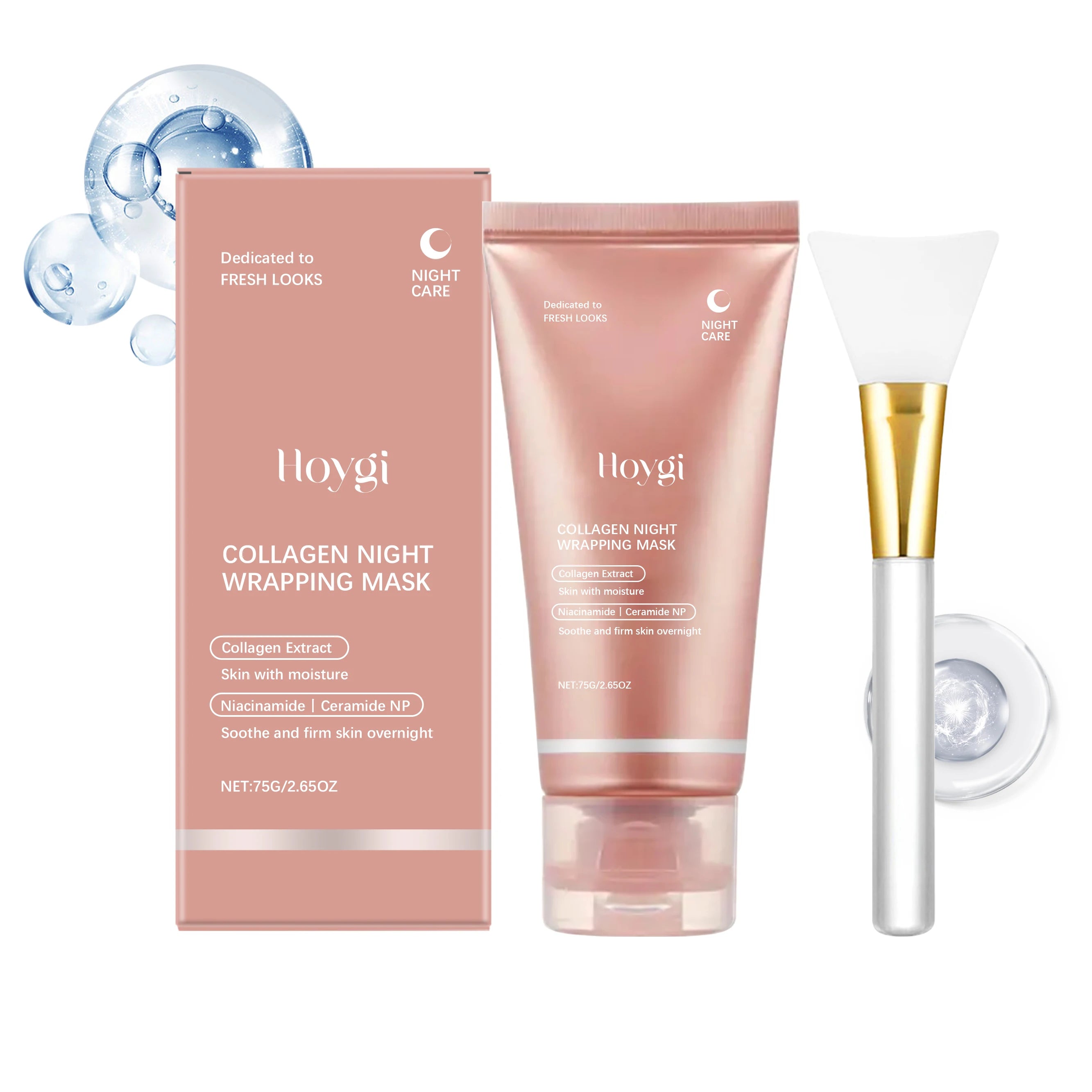 Hoygi Collagen Peel-Off Face Mask – Firming & Hydrating Peel-Off Face Mask Zpaxo 1 Set