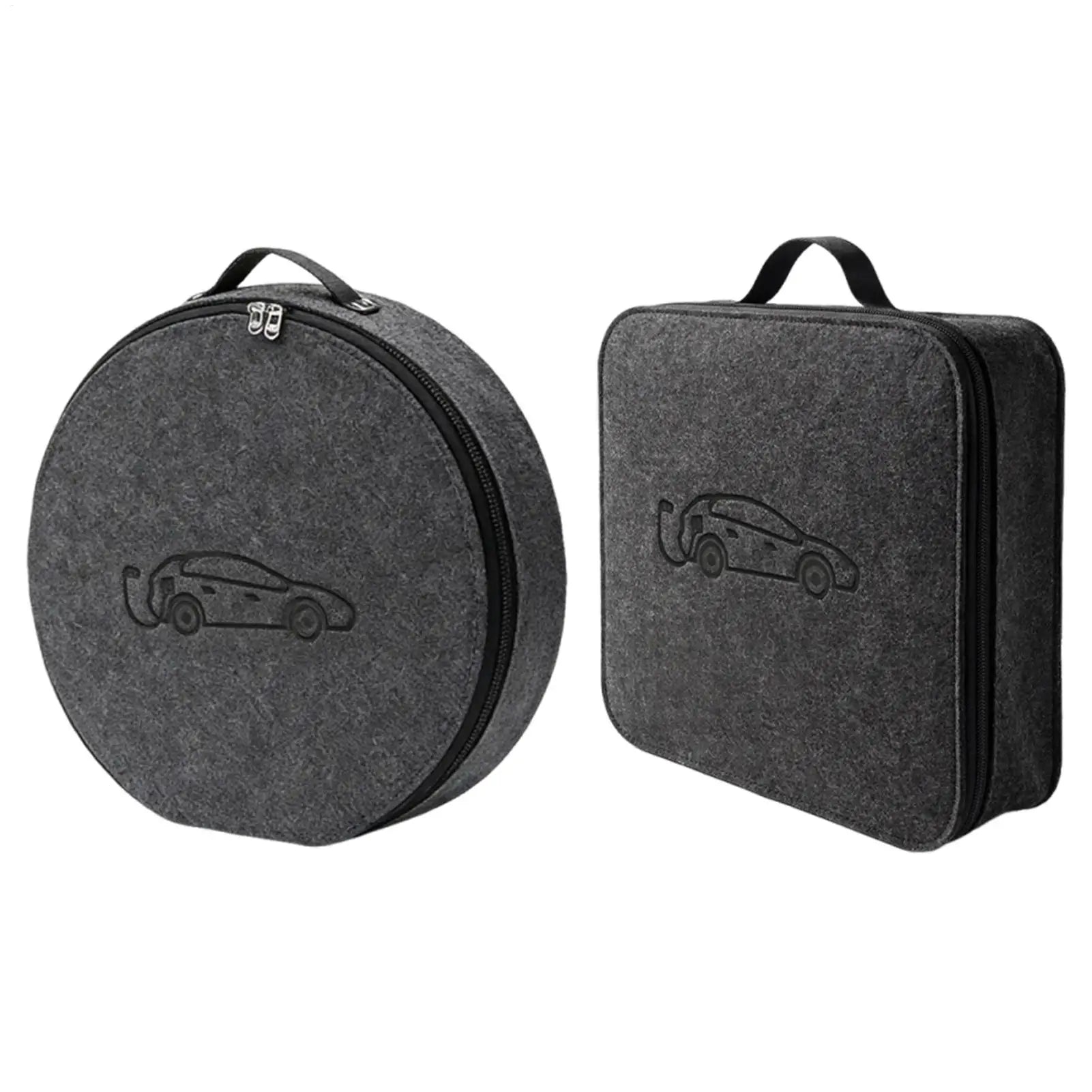 New Energy Vehicle Charging Gun Storage Bag Portable EV Charger Cable Bag Waterproof Auto EV Charging Jumper Storage Bag Zpaxo