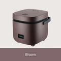 Smart Electric Rice Cooker Multifunctional Mini Pots Offer Non-Stick Cooking Home And Kitchen Appliance 220V With Steamer Cooker Zpaxo 200146-Brown EU
