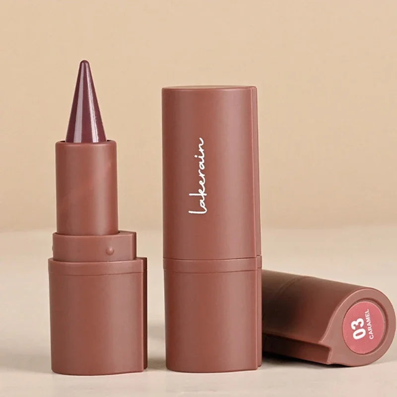 Tapered Gradient Lip Liner Pencil Purple Brown Pointed Head Lipliner Waterproof Non Sticky Matte Lipstick Gradient Contouring Zpaxo