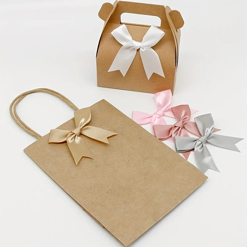 50-Pack Decorative Gift Bows 3.35" – Wedding, Holiday & DIY