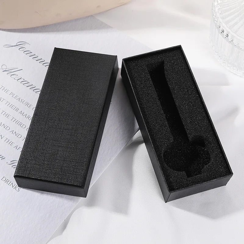 Black Rectangle Watch Box – Elegant Wristwatch Gift Case