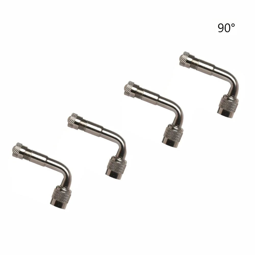 Angled Tyre Valve Extension Adapters 45/90/135° – 2-Pack
