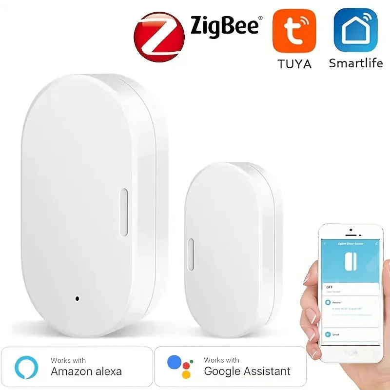 Tuya Zigbee 3 0 Wireless Window Door Gate Detector Google Home
