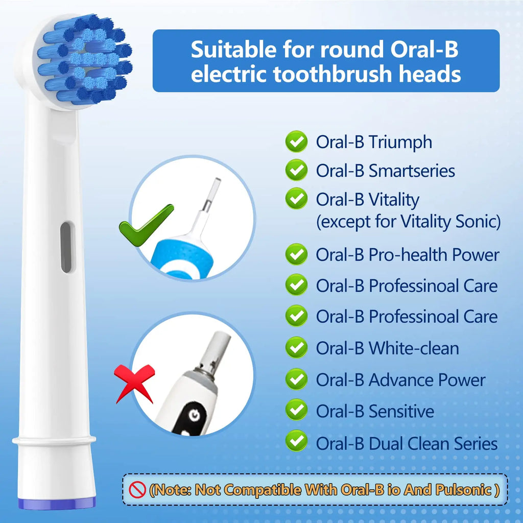 4 16 20 Electric Toothbrush Head Oral B Sensitive Replacement Brush Zpaxo