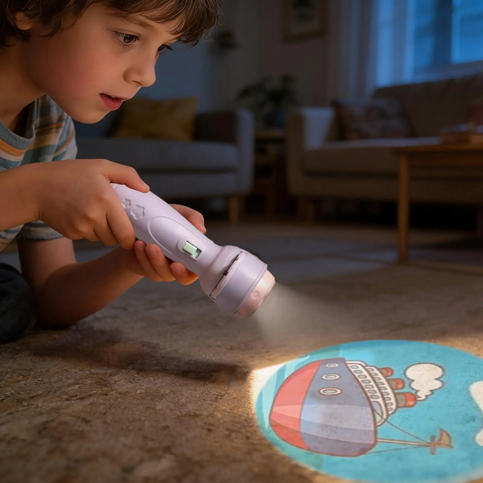 Flashlight Projector For Kids Projection Torches With 24 Patterns Torch Projector For Kids Boys Girls Home Bedroom Ceiling Zpaxo