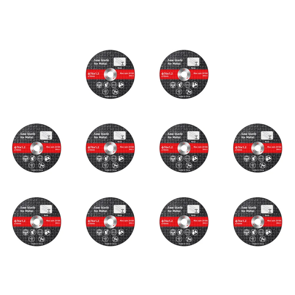 1-50PCS 76mm Metal Cutting Discs Sanding Grinding Wheels Blades Discs For Electric Angle Grinder Accessories Metal Cutter Tools Zpaxo 10PCS
