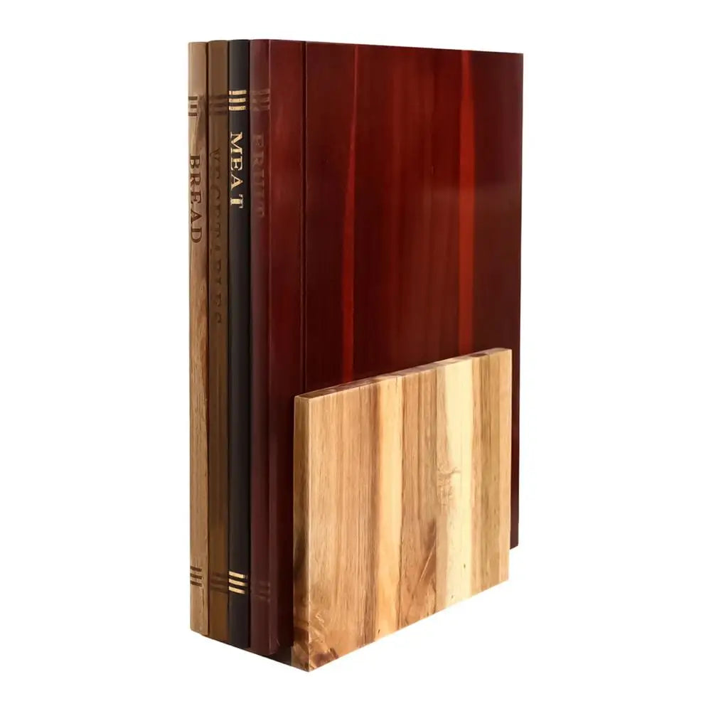 Book Cutting Board Set 4 Piece Wooden Chopping Mat with Stand Wooden Book Cutting Board Set for Charcuterie Kitchen Home Zpaxo China Mainland A
