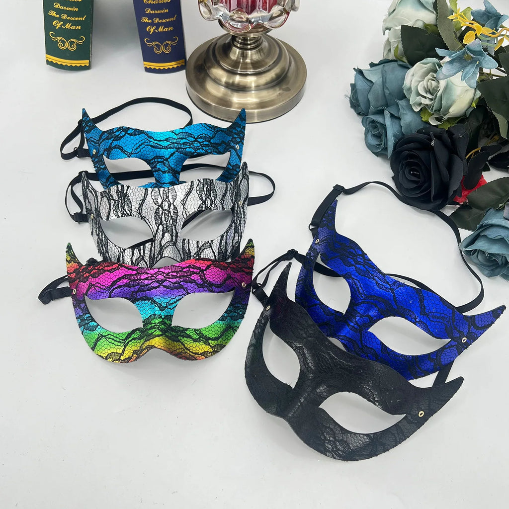 PVC Princess Half-Face Masquerade Mask – Halloween & Carnival