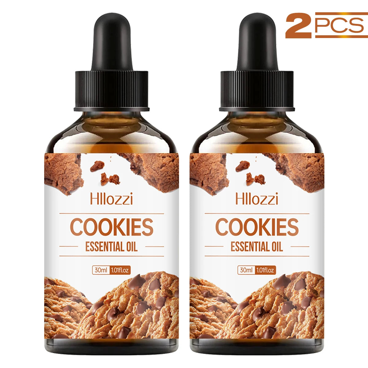 Cookies Essential Oil Hydrating Moisturizing Aromatherapy Candle Soap Zpaxo COOKIES 2PCS 30ml