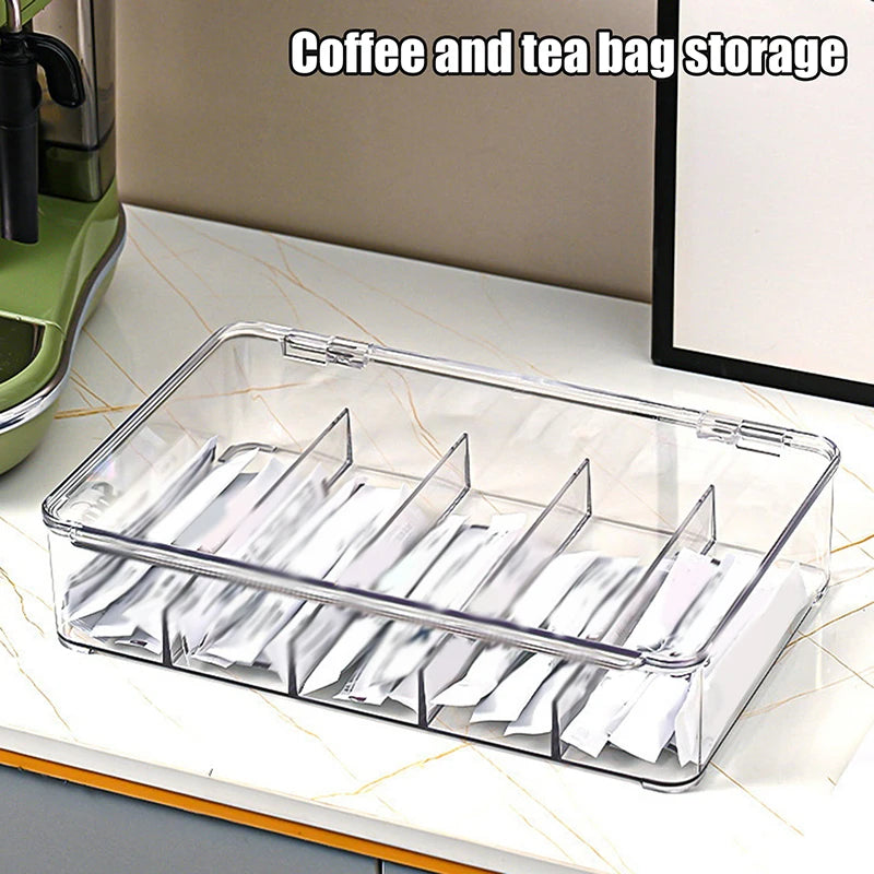 Multifunctional Transparent Multi Layer Glasses Storage Box Stackable