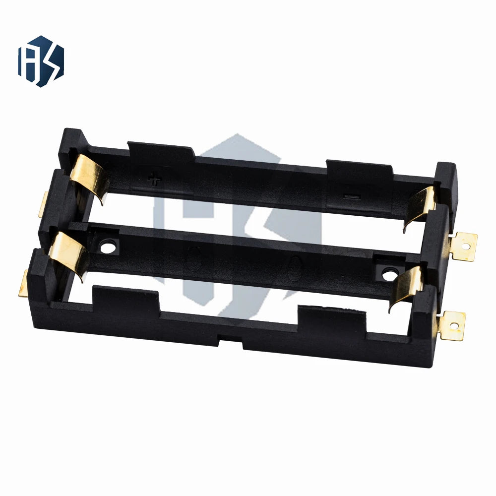 1-10PCS 1/2-Cell 18650 Battery Holder – Bronze Pins DIY Power Bank Case (Wholesale Dropship) Zpaxo