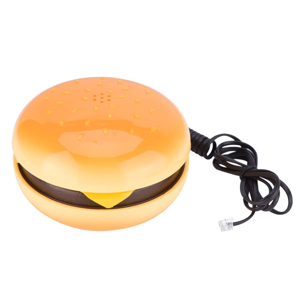 Novelty Emulational Hamburger Telephone Wire Landline Phone Home