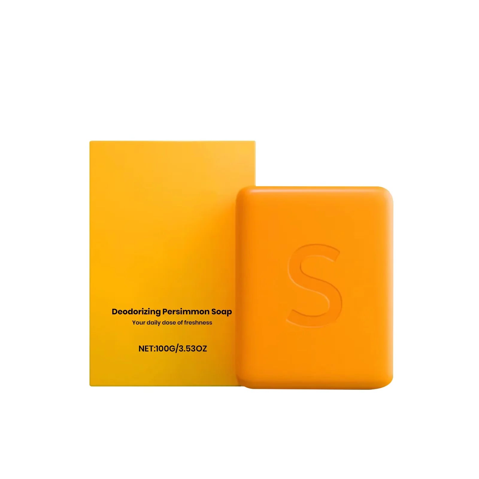 Persimmon Bath Soap Bar – Deep Cleanse & Moisturize Skin Bath Soap Bar Zpaxo 100g Boxed Same