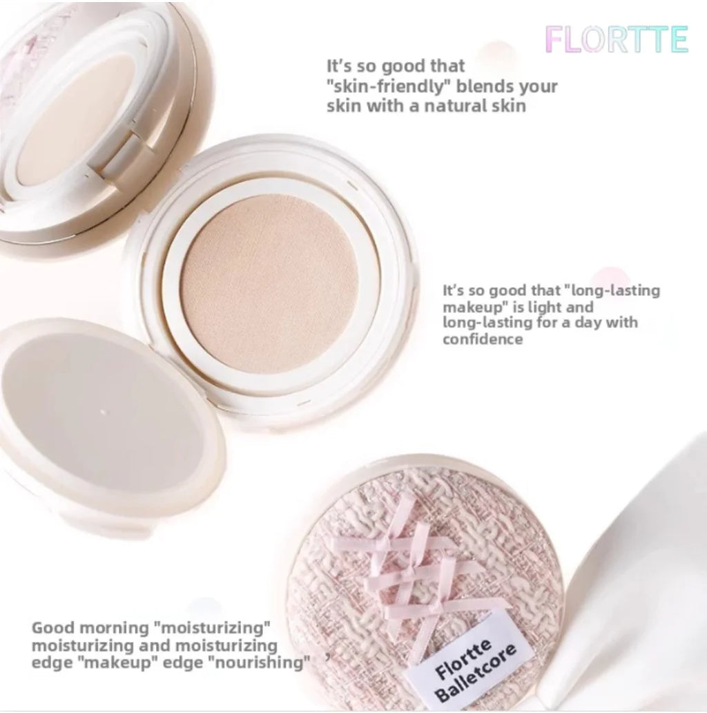FLORTTE Balletcore Foundation Air Cushion Cream Ballet Breathable Zpaxo