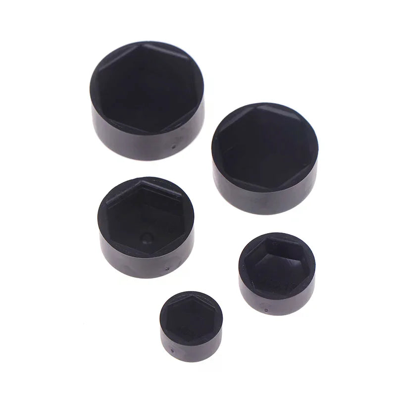 Hexagonal Nut Flat Head Plastic Protective Cap External Hexagonal Screw Low Head Decorative Cap Dust-Proof Cover Zpaxo