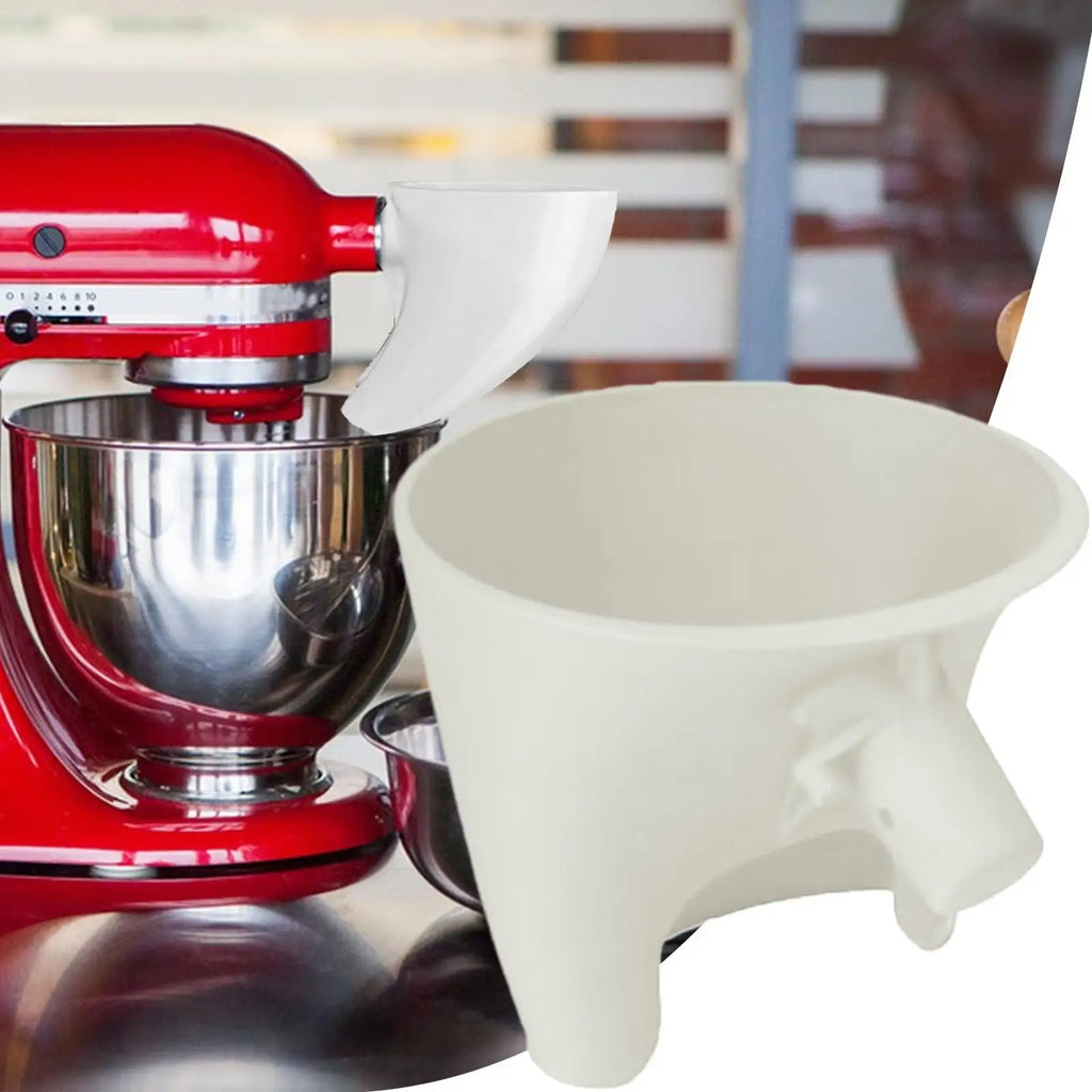 Flour Funnel Food Mixers Accessories Spillproof Flour Funnel for Baking Cooking Home Dining Room Restaurant Kitchen Zpaxo