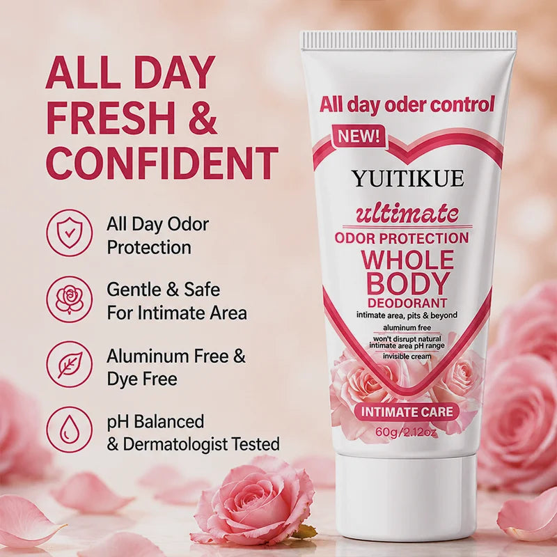 YUITIKUE Intimate Care Deodorant – Sensitive Skin, All-Day Fresh Intimate Care Deodorant Zpaxo