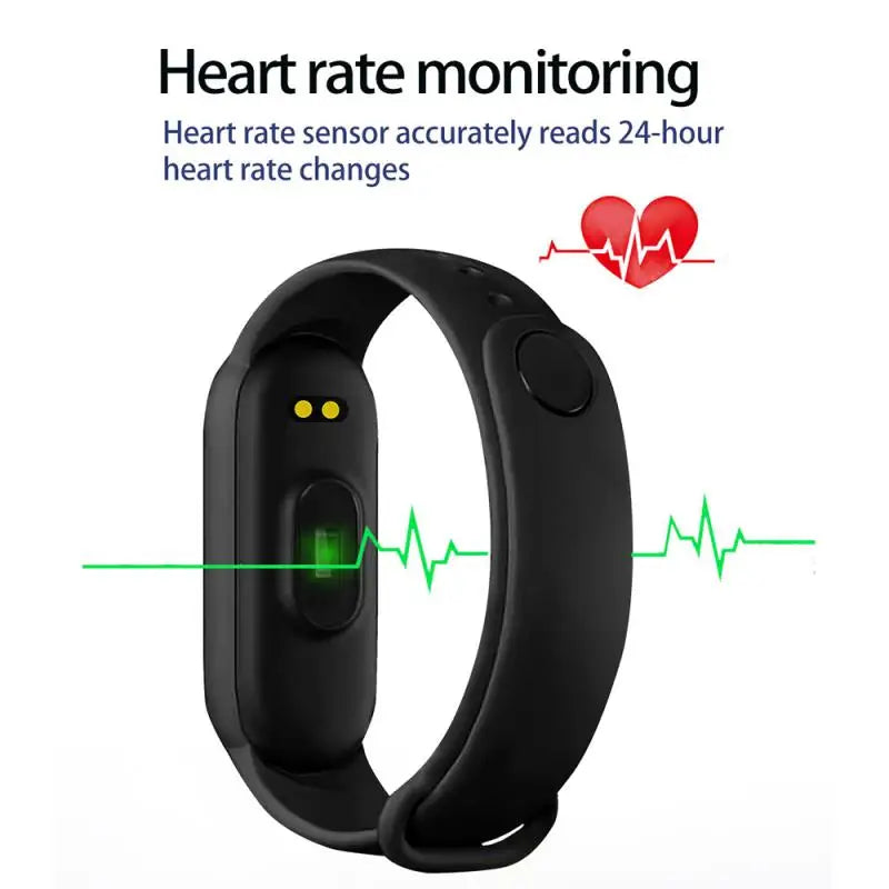 M6 Smart Band IP67 Waterproof Sport Watch Men and Woman Blood Pressure Heart Rate Monitor Fitness Smart Bracelet For Android Ios Zpaxo