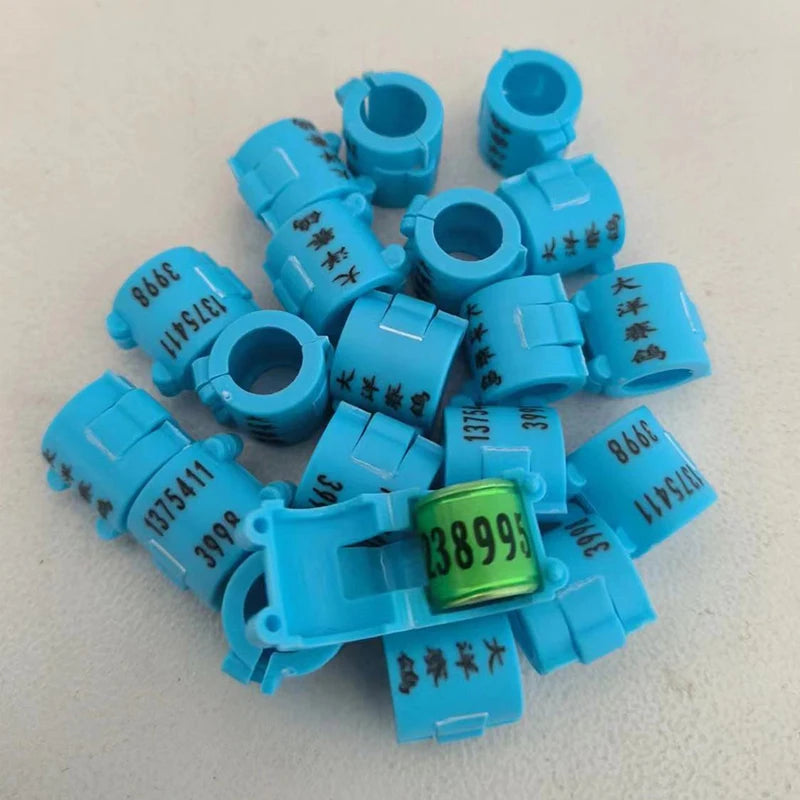 Custom Engraved Pigeon Leg Bands- Male Female ID Rings Racing Pigeons
