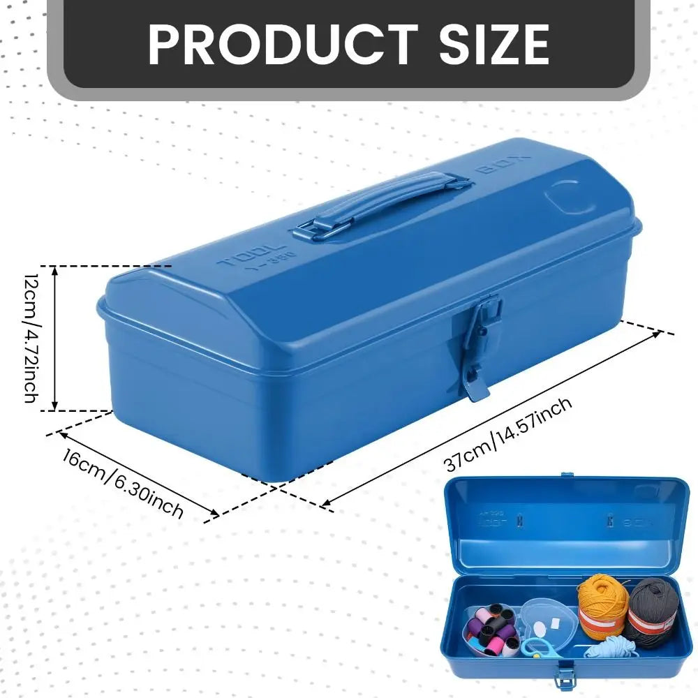 On-board Storage Large Metal Toolbox Heavy Duty Tools Box Zpaxo