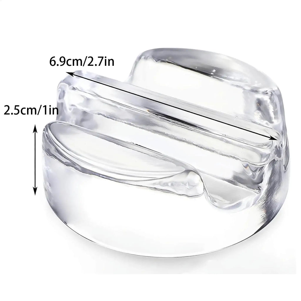 Fermentation Jar Weights Clear Flat Bottom Easy Grip Stones Pickles
