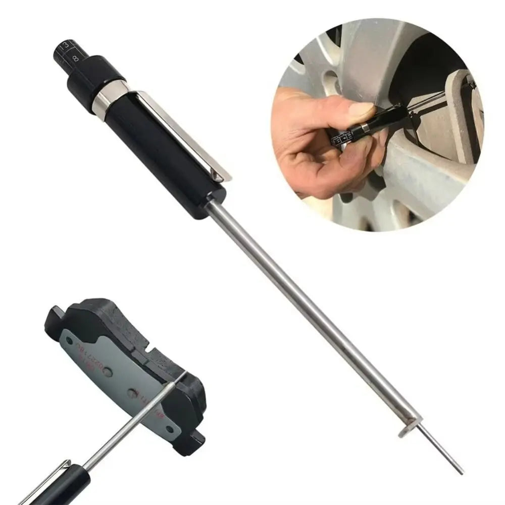 6mm Thickness Brake Pad Thickness Gauge 0.2 Inch Thickness Convenient Brake Pad Tester Automotive Measurement Pen Ruler Design Zpaxo
