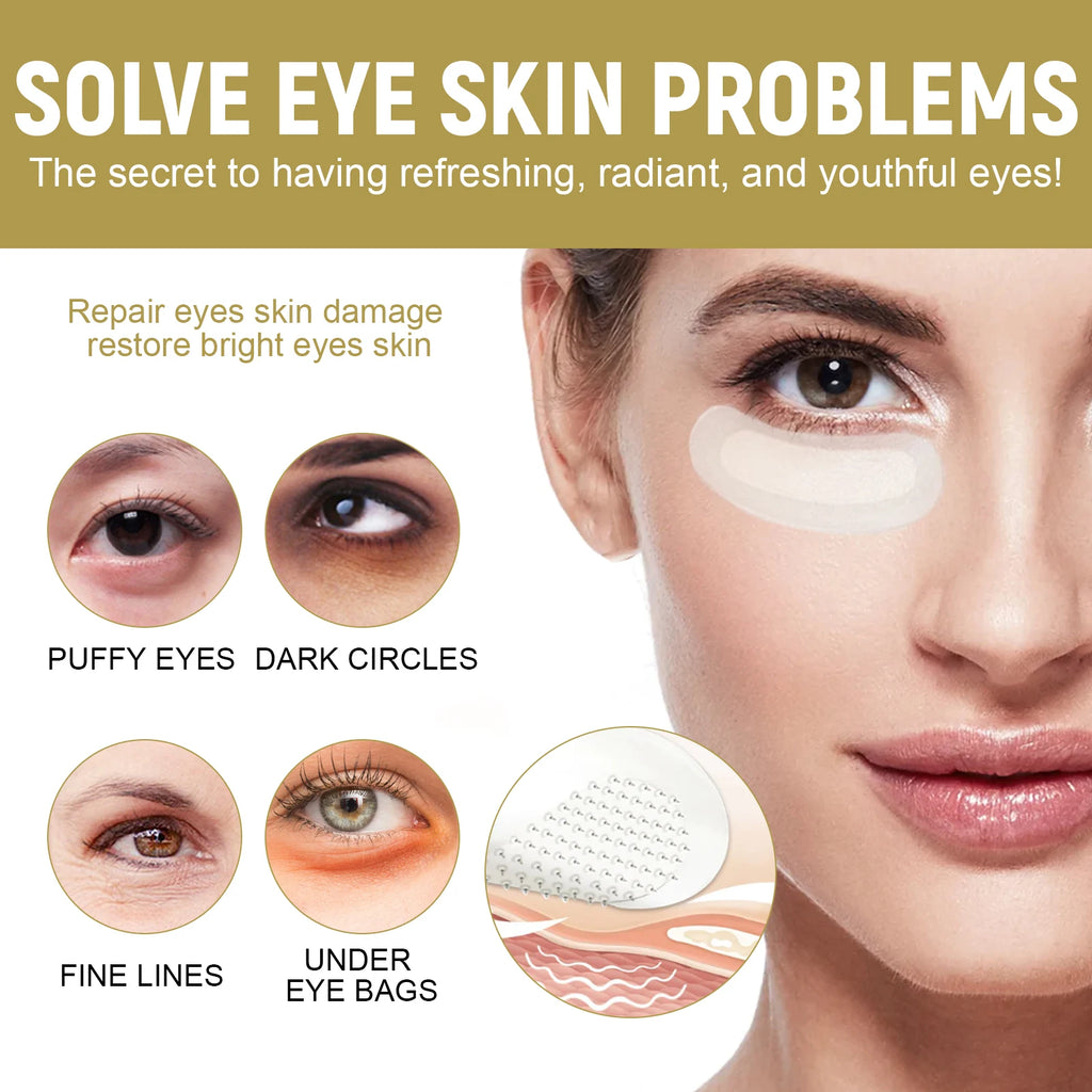 Hyaluronic Acid Microneedle Eye Patches – Dark Circles & Puffiness Microneedle Eye Patches Zpaxo