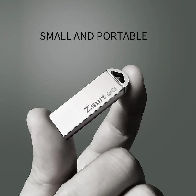 ZSUIT CTK 10pcs USB Memory 64GB USB Stick Pen Drive U Disk 128GB Memory Stick Metal Fall resistant Usb Flash Drive Custom Logo Zpaxo