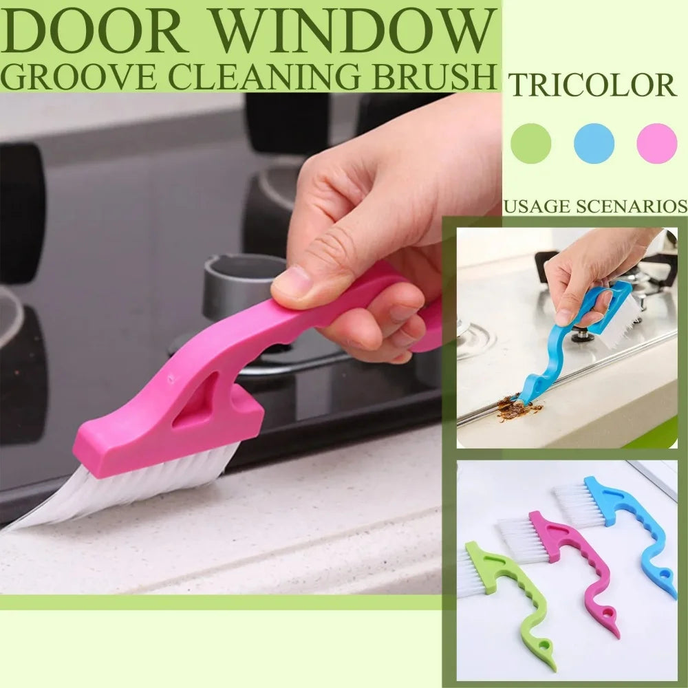 2-in-1 Window Gap Cleaning Brush & Flat Shovel | Kitchen & Bath Gap Cleaning Brush Zpaxo