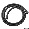 Black Hose Bathroom Shower Faucet Tube Stainless Flexible Plumbing Zpaxo black hose 2M hose