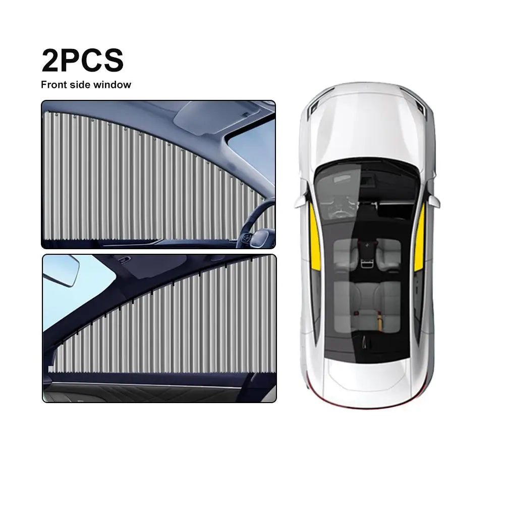Car Side Window SunShades Privacy Magnetic Curtains Black Uv Protection Keeps Cooler Screen for Baby Sleeping Pure Cloth Auto Zpaxo B