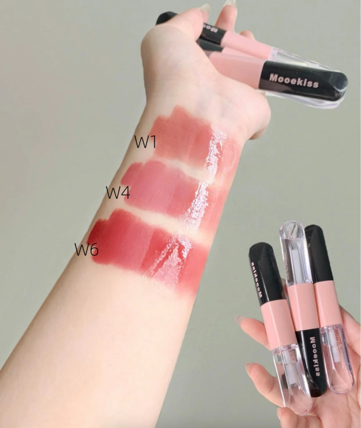 Mooekiss Dual Effect Essence Lip Gloss 6ml Multi-use for lips Authentic Makeup Original Zpaxo