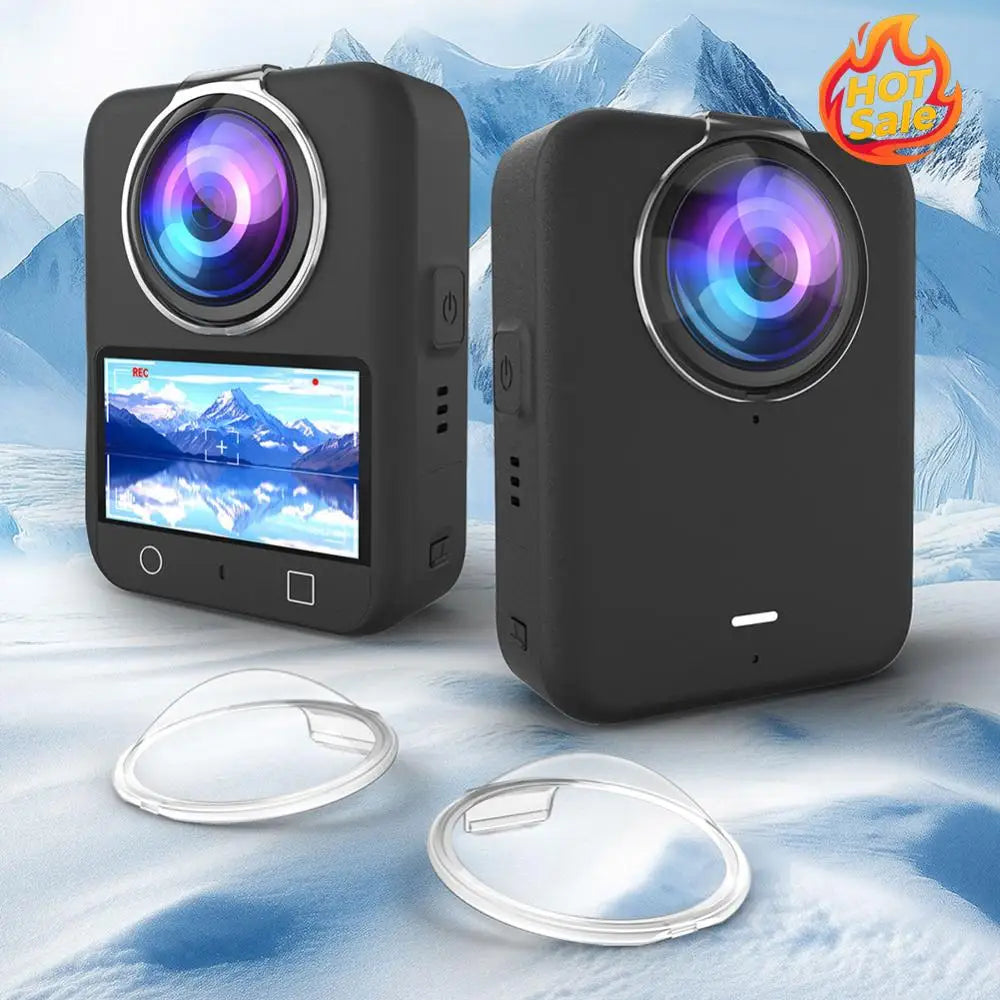 For DJI Osmo 360 Action Camera Lens Guard Anti-Collision Camera PC Lens Guard Seamless Plastic Lens Cover Camera Accessories Zpaxo