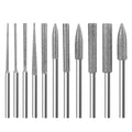 Diamond Grinding Burr Needle Point Engraving Carving Polishing Glass