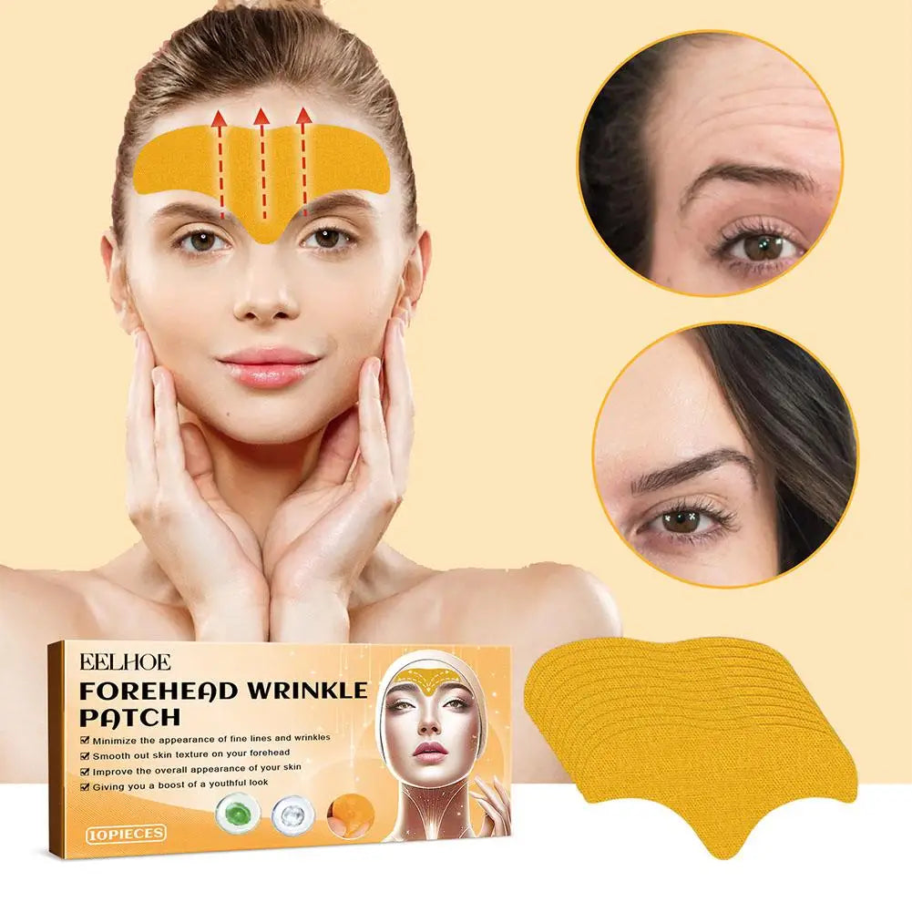 Anti-Wrinkle Forehead Patch,Collagen Gel Stickers to Tighten & Smooth Fine Lines, Firming Skin Care for Women Skin Care Zpaxo