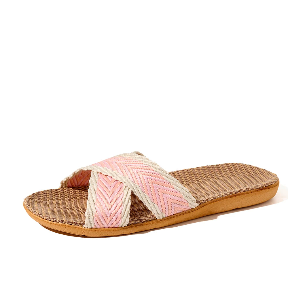 Inddoor Home Slippers Lightweight Women Antislip Bedroom Soft Bottom Zpaxo Pink 35-36